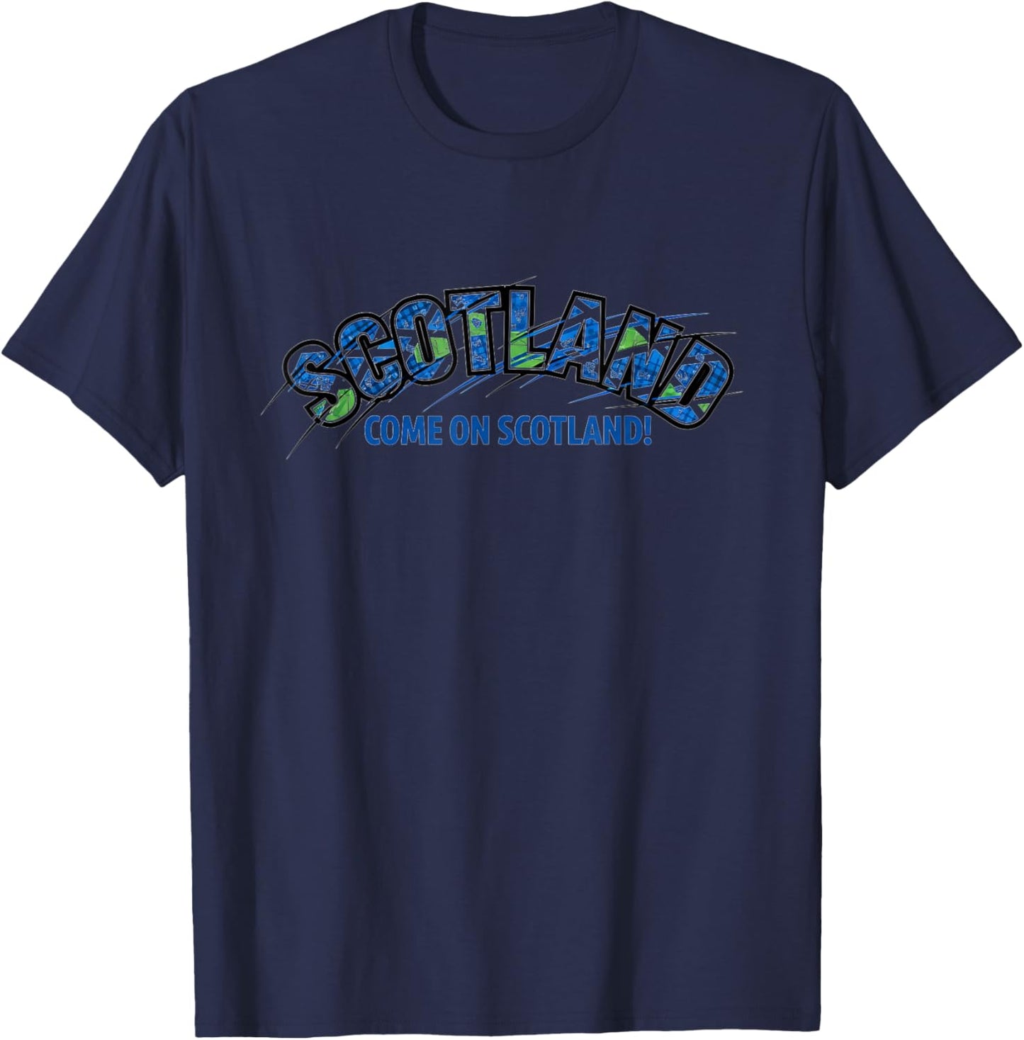 Soccer Fan Shirt 2026 Scotland Come On Scotland T-Shirt - T-Shirt | Navy