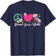Cool Roller Skating Skate Girl Heart Peace Love Skate T-Shirt - T-Shirt | Navy