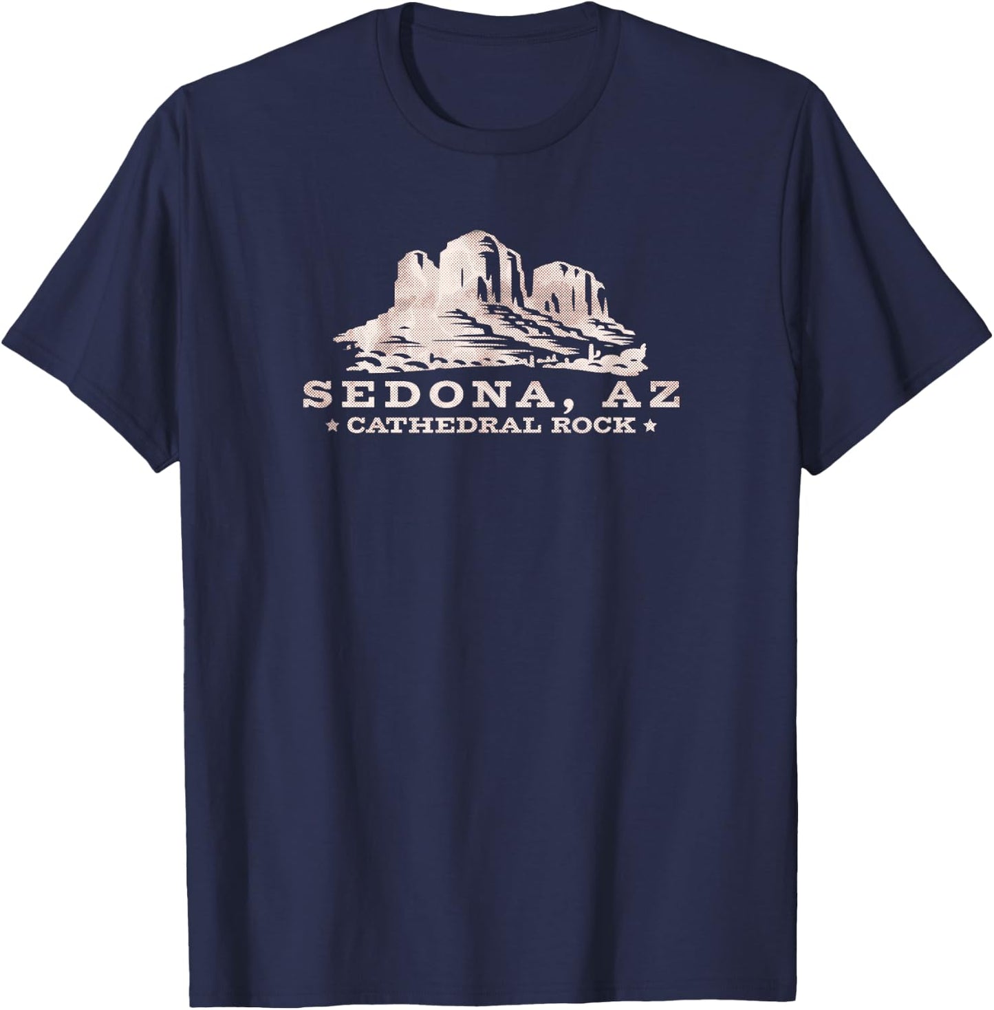 Sedona Arizona Outdoor Hiking Spiritual Wellness Vortex Hike T-Shirt - T-Shirt | Navy