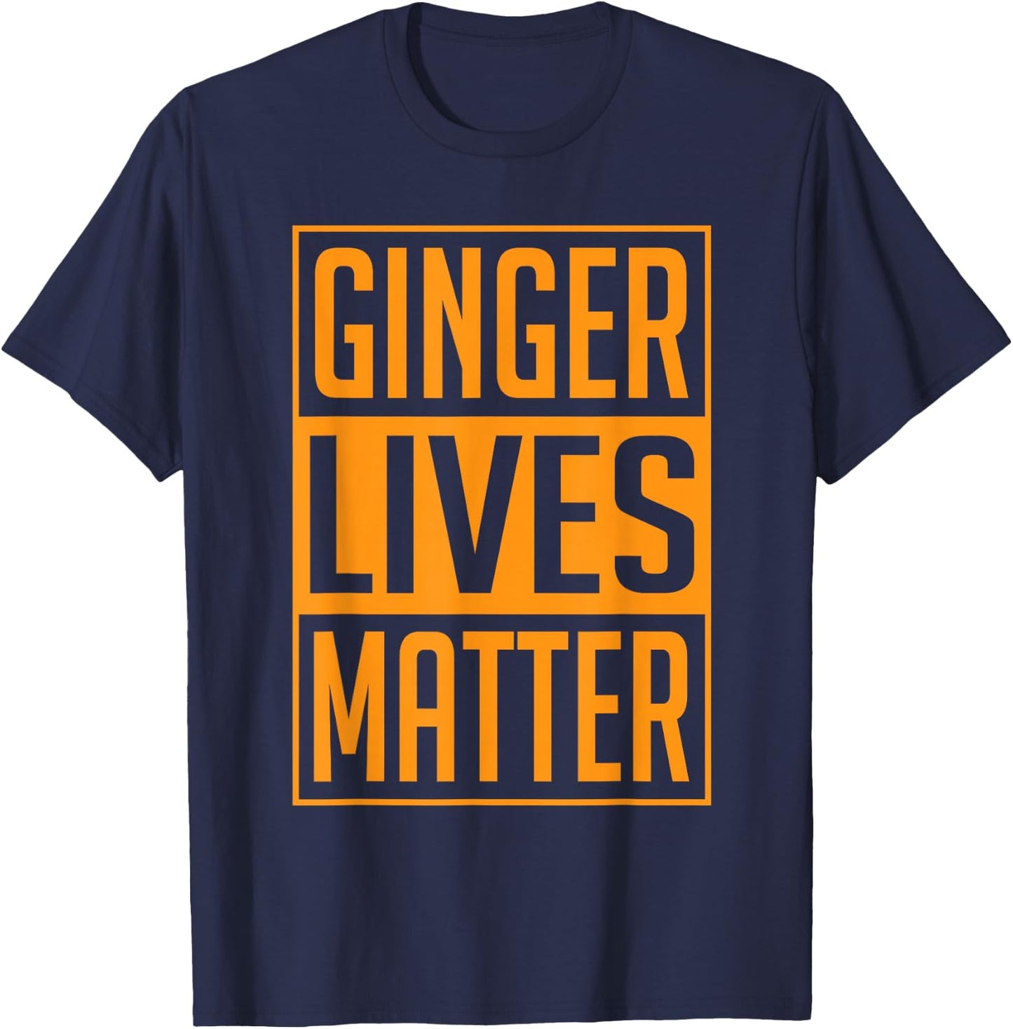 Ginger Lives Matter St Patricks Day Red Headed Men Women T-Shirt - T-Shirt | Navy