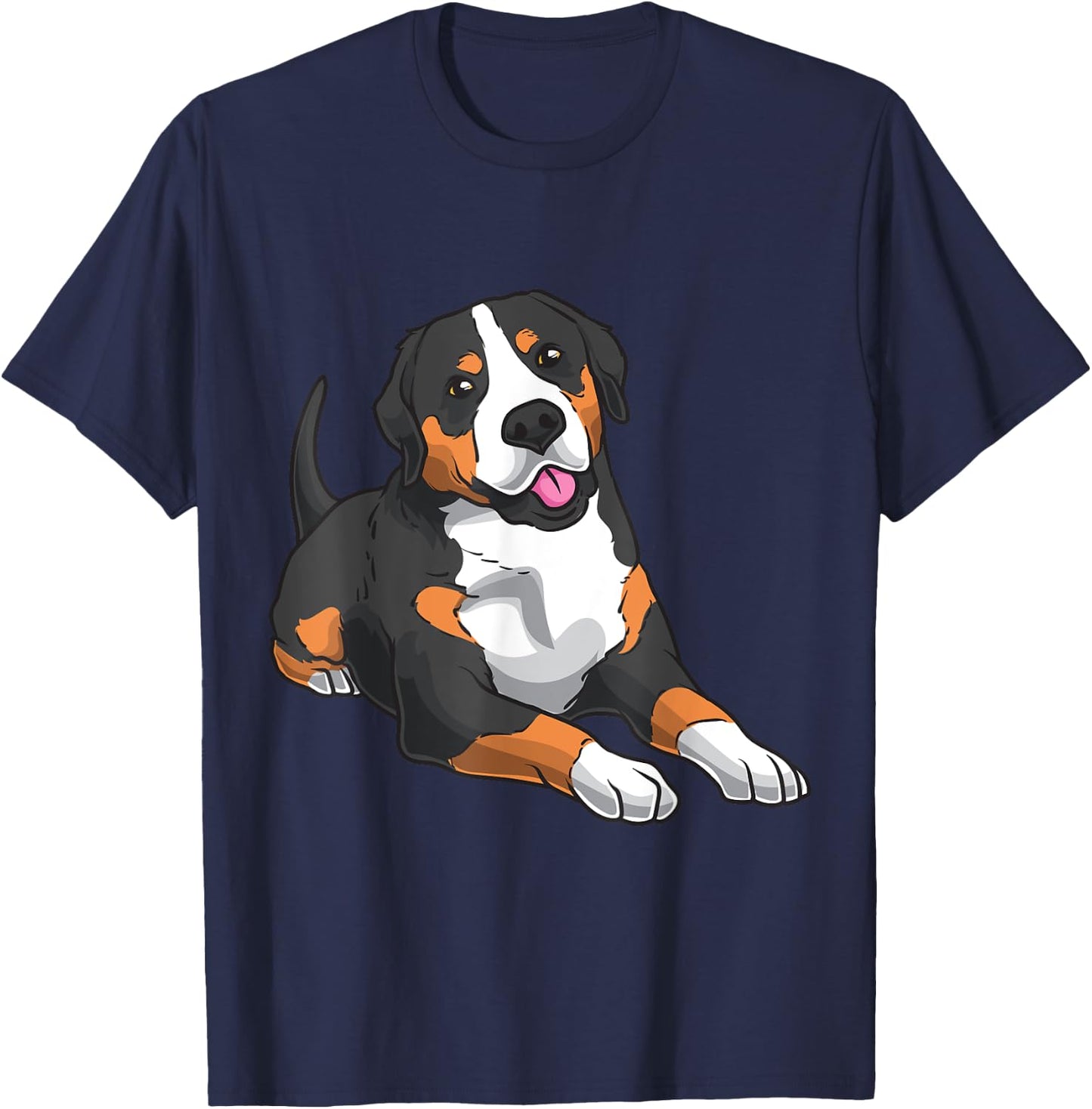 Greater Swiss Mountain Dog T-Shirt - T-Shirt | Navy