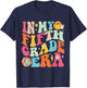 In My Fifth Grade Era Boys Girls Back To School 5th Grade T-Shirt - T-Shirt | Navy