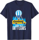 Straight Out The Battle Bus Gamer Video T-Shirt - T-Shirt | Navy