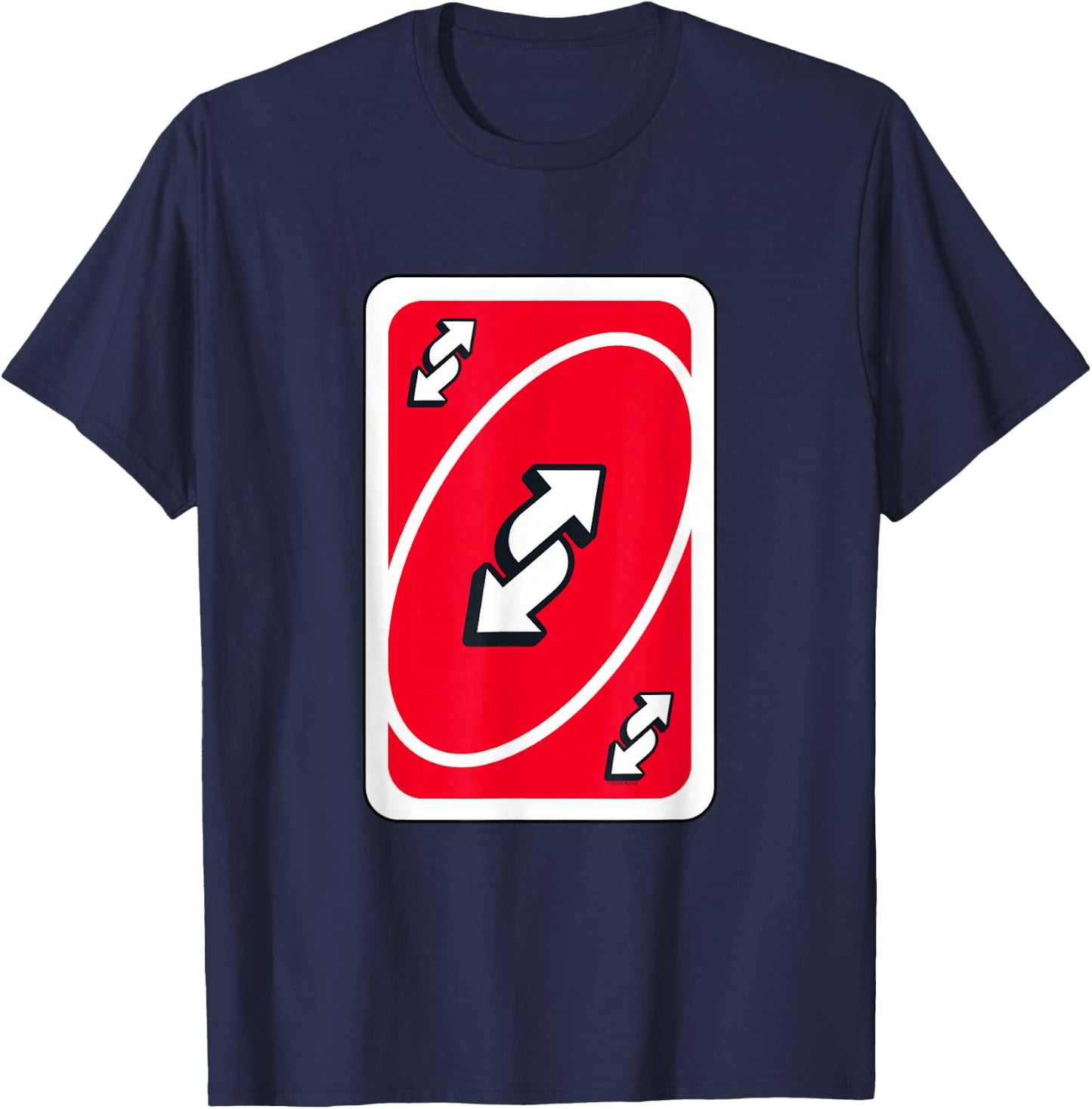 UNO - Red Reverse Card T-Shirt - T-Shirt | Navy