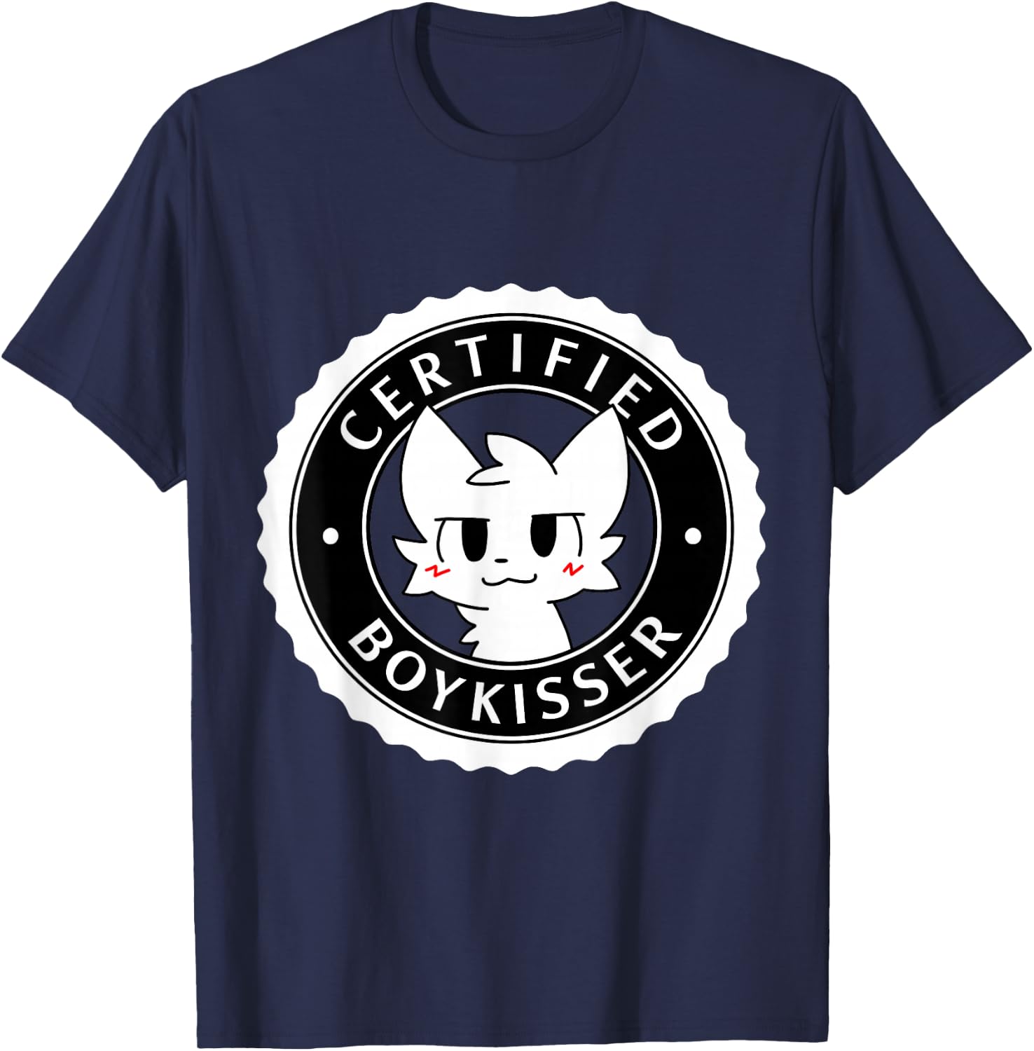 Certified Boykisser T-Shirt - T-Shirt | Navy