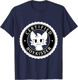 Certified Boykisser T-Shirt - T-Shirt | Navy