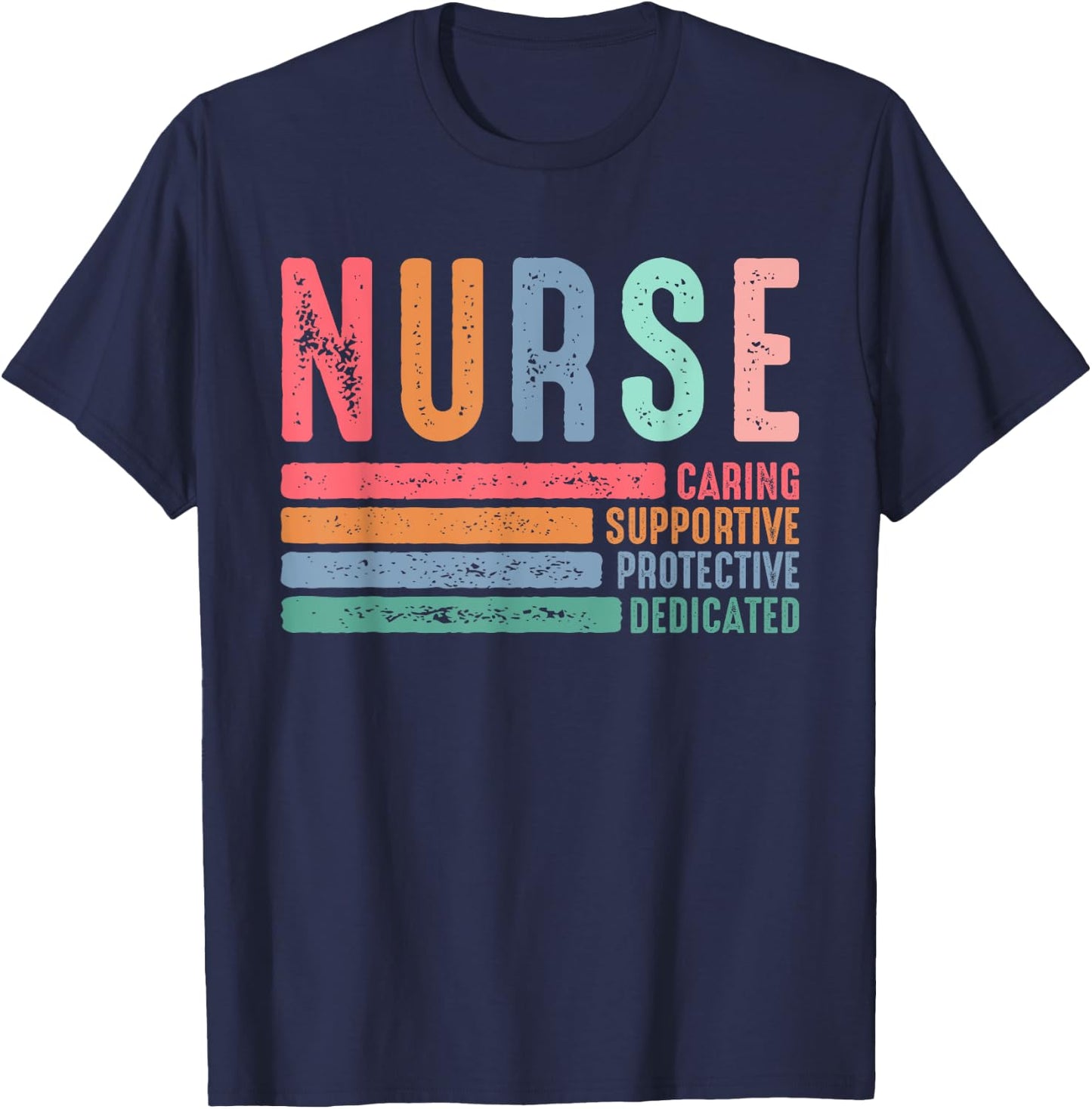 Cute Nurse RN Nurse Retro Registered Nurses T-Shirt - T-Shirt | Navy