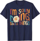 I'm Sally Doing Sally Things Funny Groovy Retro Sally T-Shirt - T-Shirt | Navy
