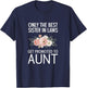 Only The Best Sister In Laws Get Promoted To Aunt T-Shirt - T-Shirt | Navy