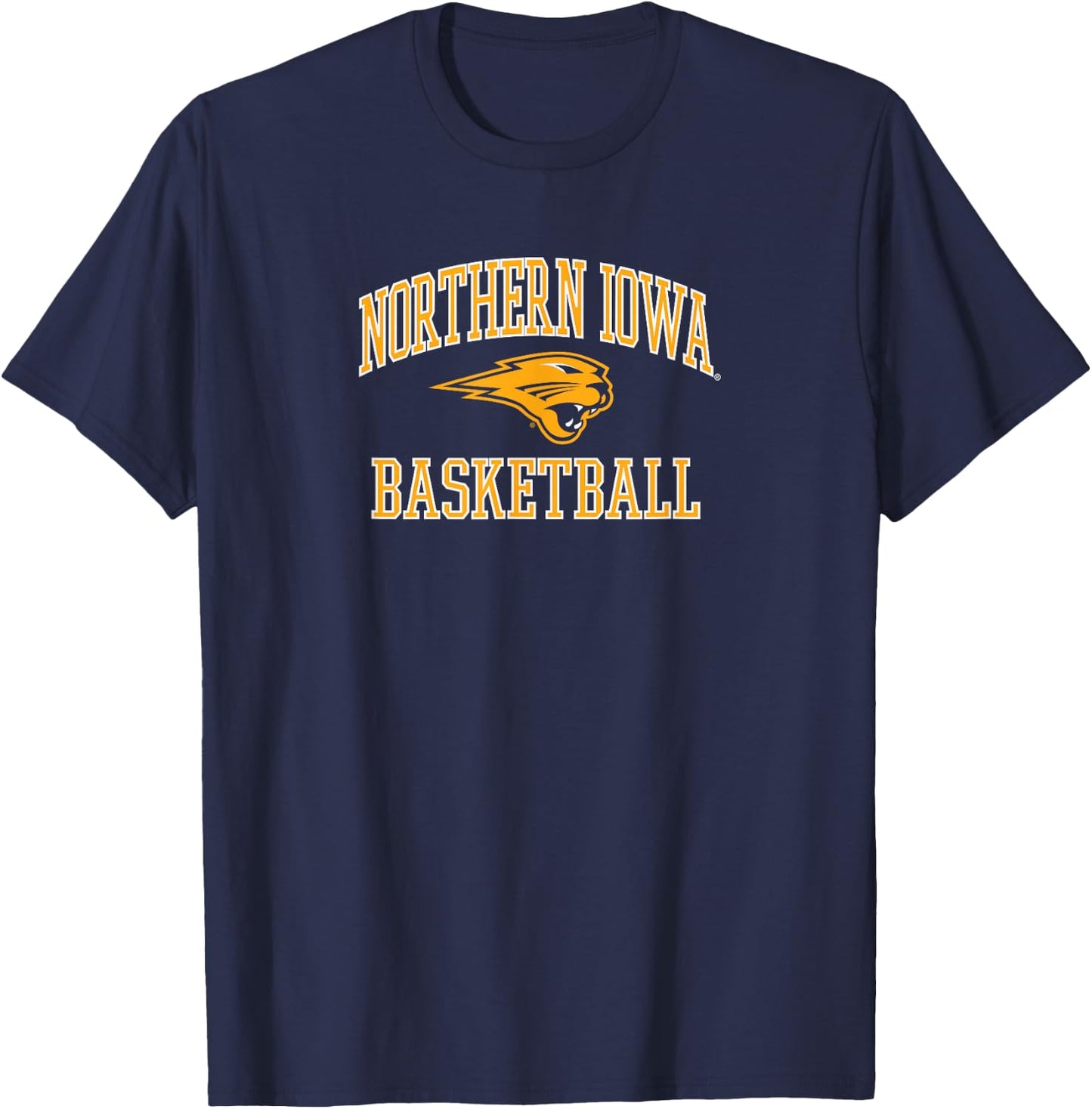 Northern Iowa Panthers Basketball Screen Purple T-Shirt - T-Shirt | Navy
