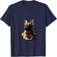Fawn French Bulldog Shirt Frenchie Mom Dad Dog Puppy Pet T-Shirt - T-Shirt | Navy