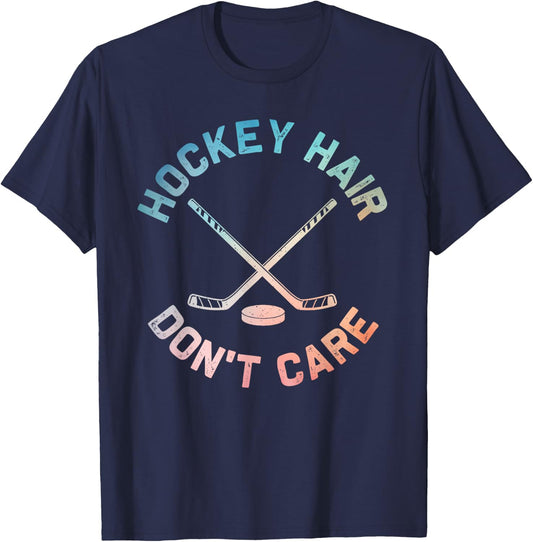 Best Ice Hockey Design Women Skate Ice Hockey Player T-Shirt - T-Shirt | Navy