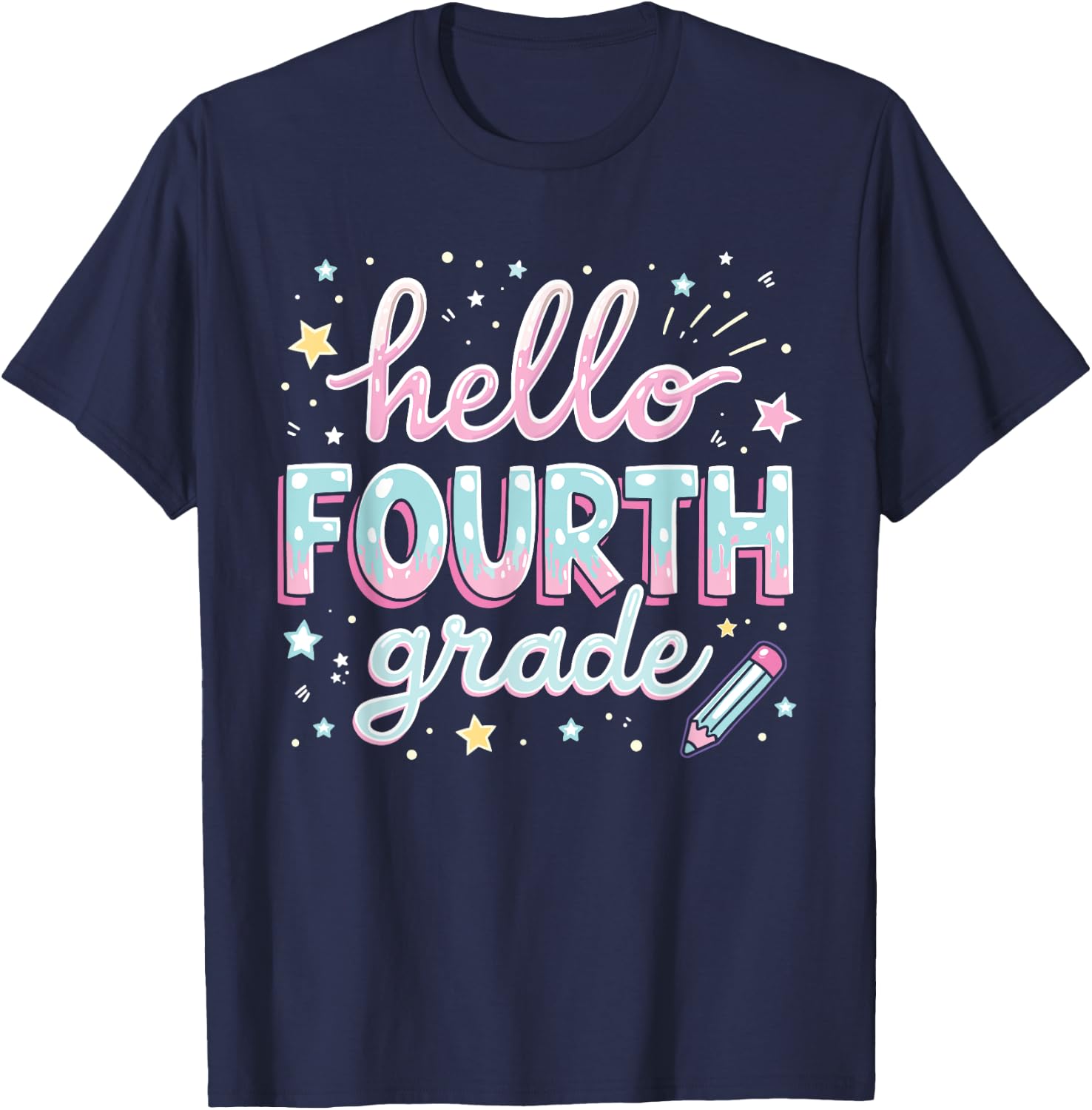 4th Grade Classroom Must-Haves T-Shirt - T-Shirt | Navy