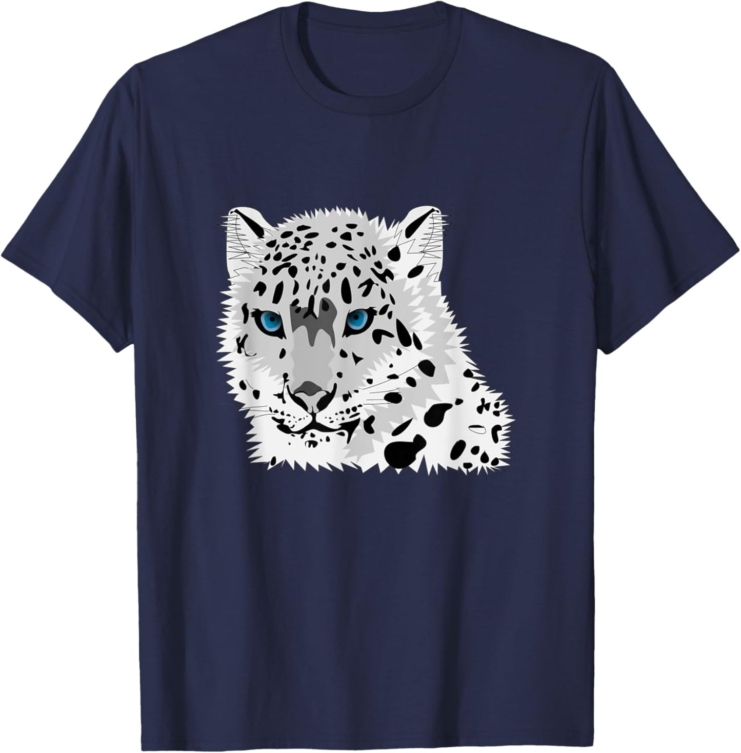 Snow Leopard T-Shirt - T-Shirt | Navy
