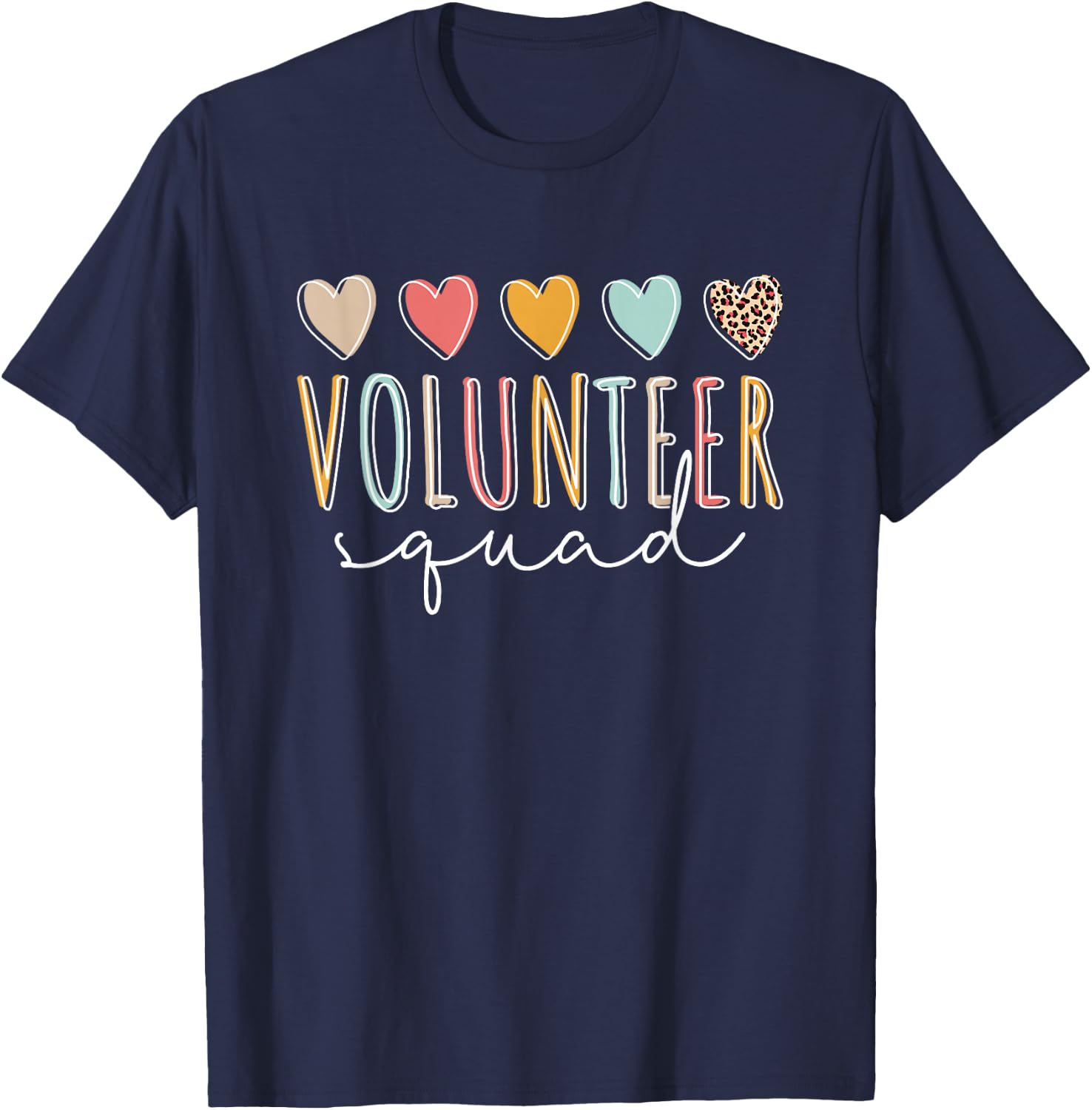 Animal Shelter Volunteer Squad T-Shirt - T-Shirt | Navy