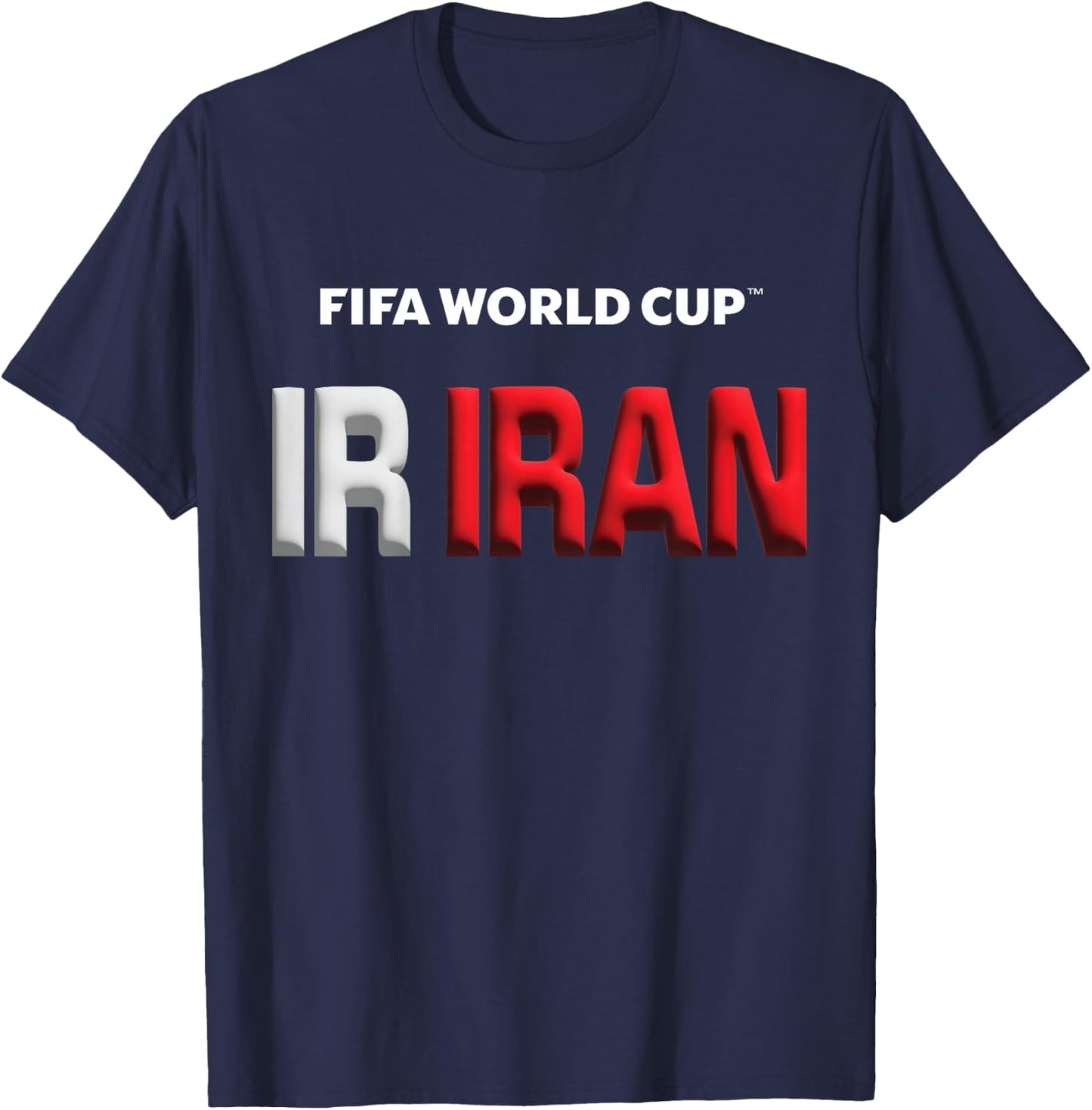 Kids FIFA World CUP26 Iran Bubble Color T-Shirt - T-Shirt | Navy