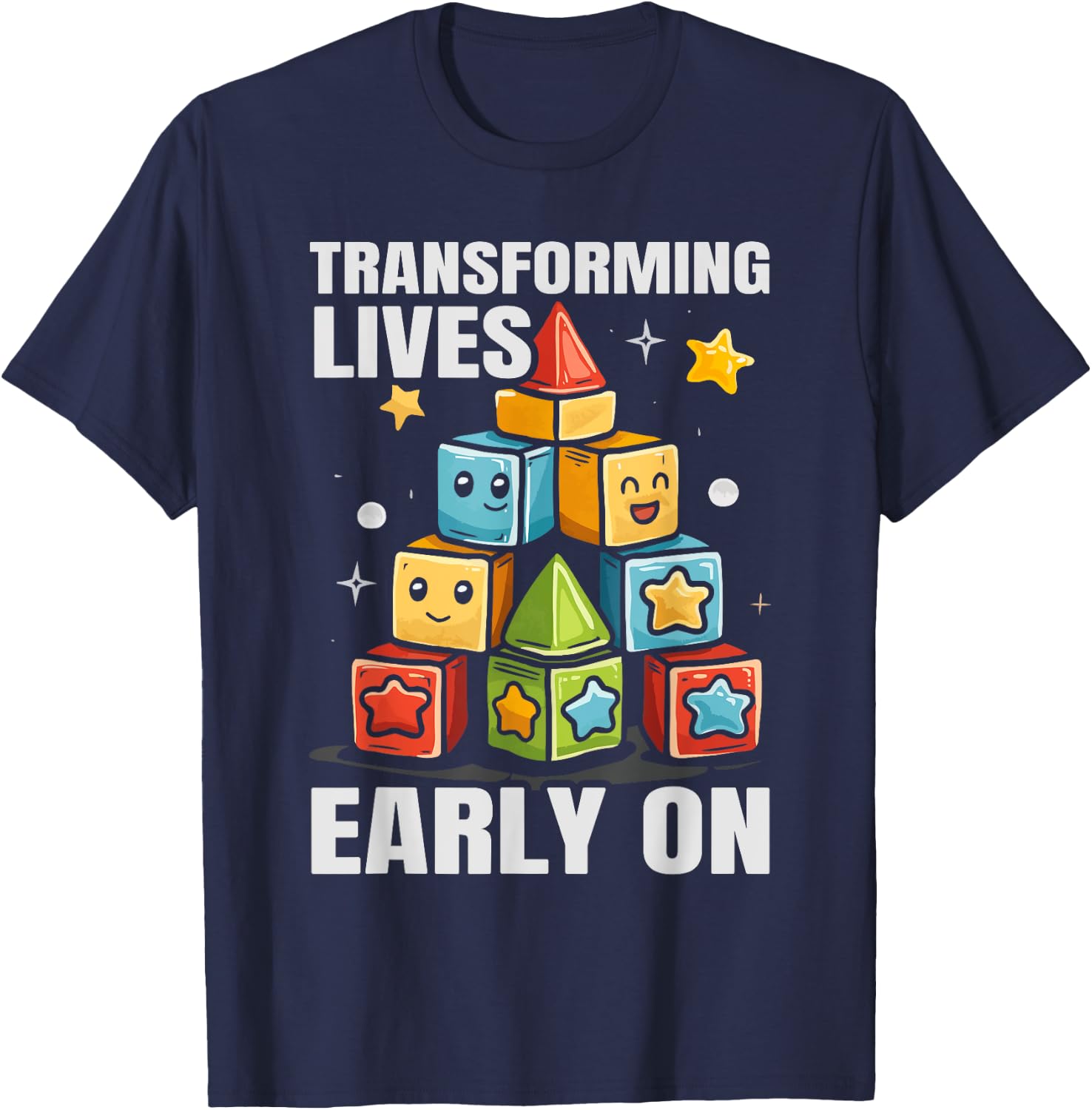 Early Intervention Specialist Job Profession T-Shirt - T-Shirt | Navy
