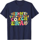In My Instructional Coach Era Groovy Back To School T-Shirt - T-Shirt | Navy