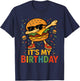 Its My Birthday Dabbing Burger Funny Family Matching Party T-Shirt - T-Shirt | Navy
