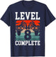 8 Years Marriage Anniversary 8 Year Married Level 8 Complete T-Shirt - T-Shirt | Navy