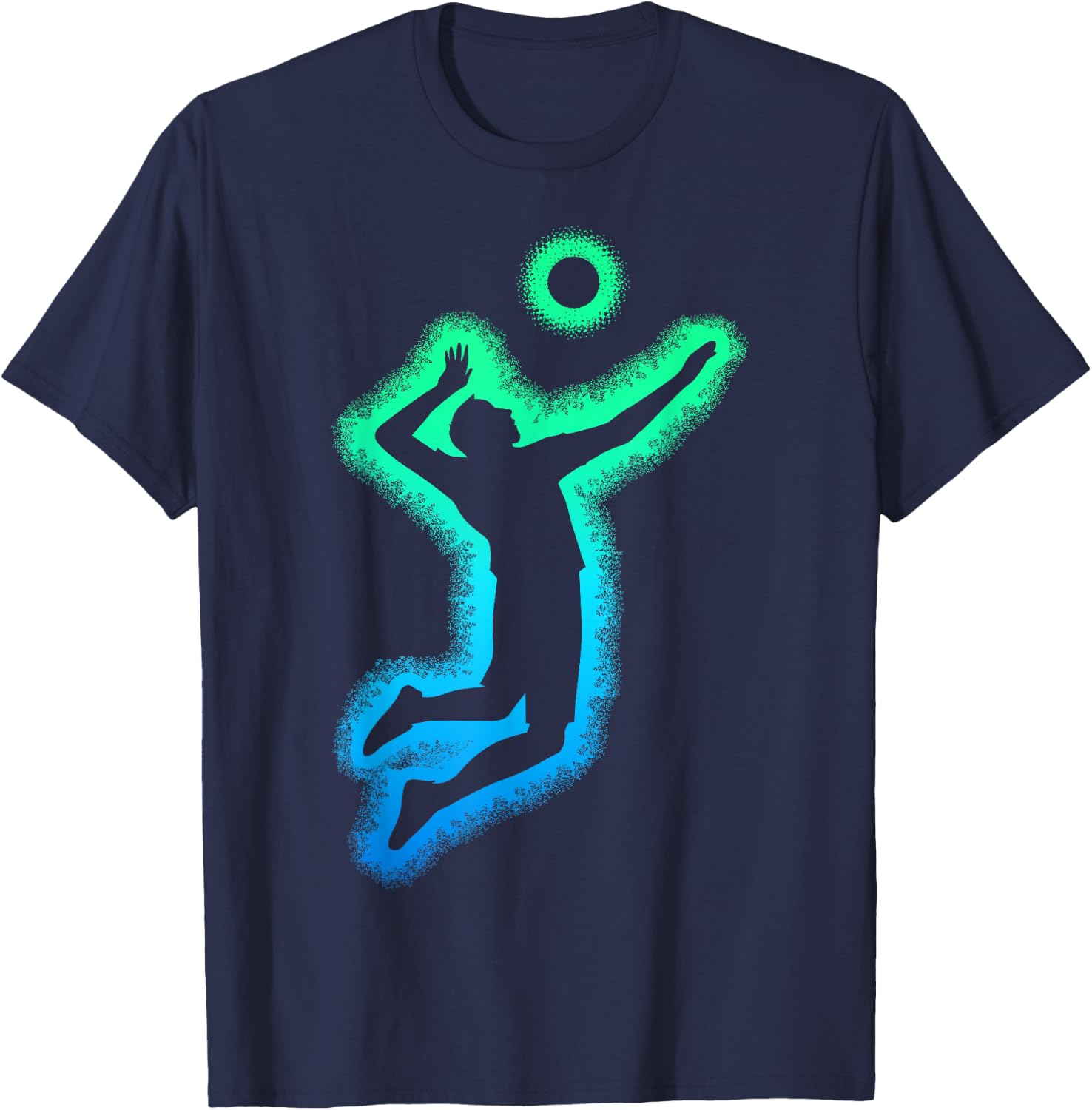 Volleyball Boys Kids Men Youth T-Shirt - T-Shirt | Navy