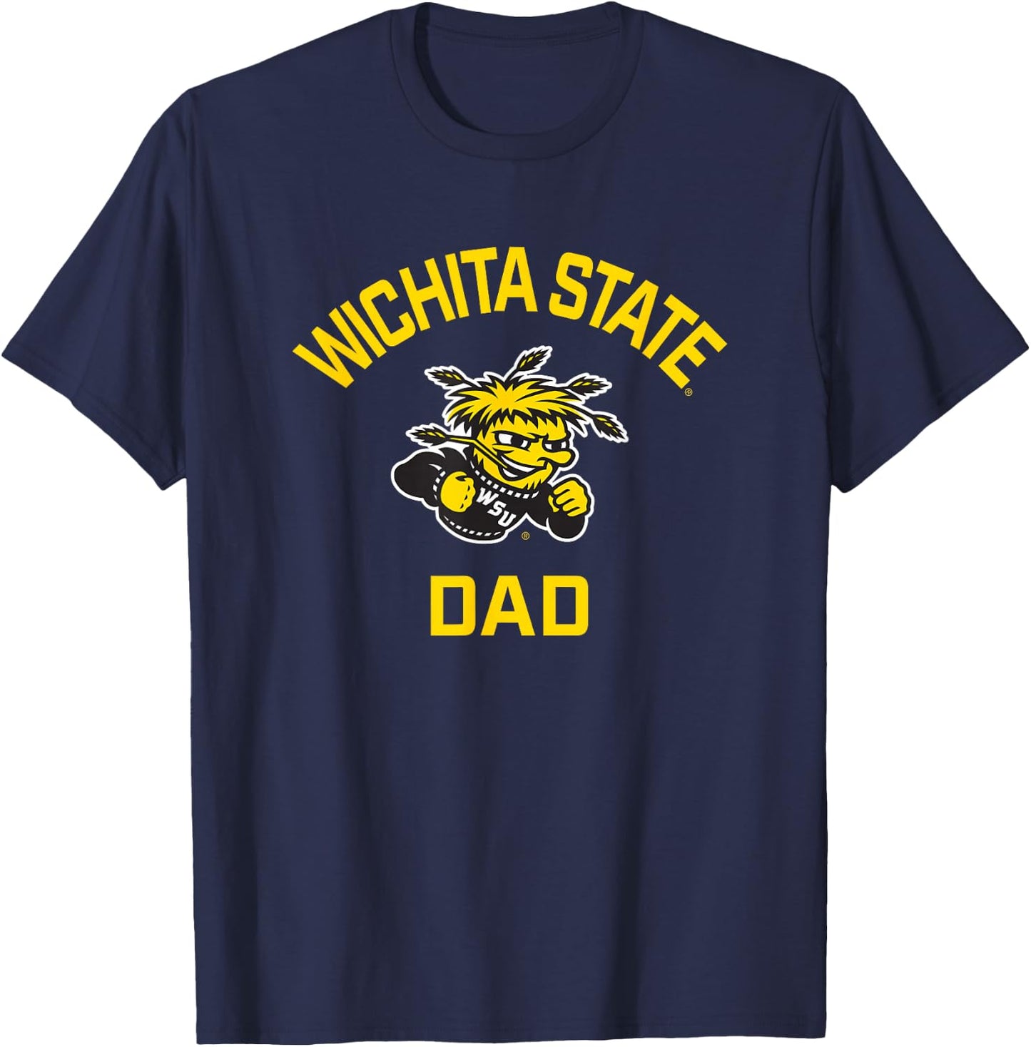 Wichita State University Shockers Arched Dad T-Shirt - T-Shirt | Navy