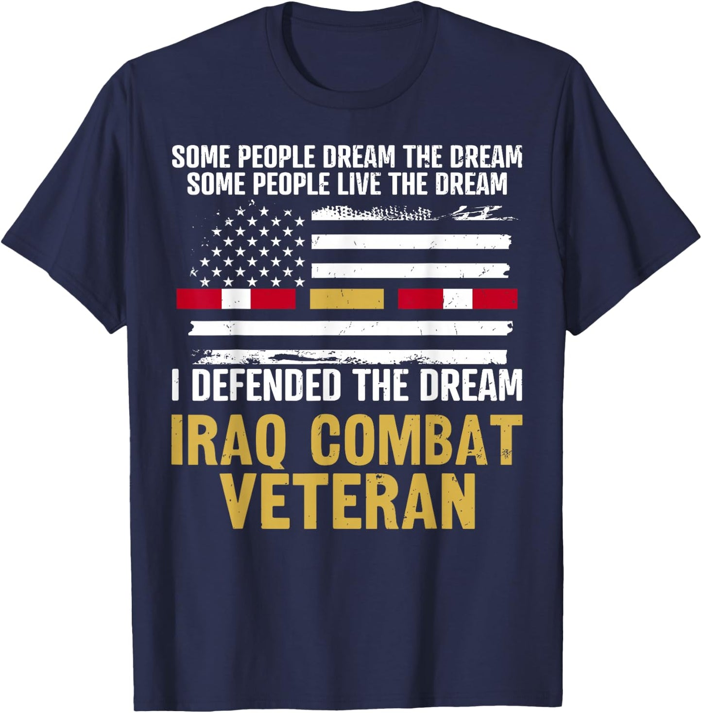 Iraq Combat Veteran T-Shirt - T-Shirt | Navy