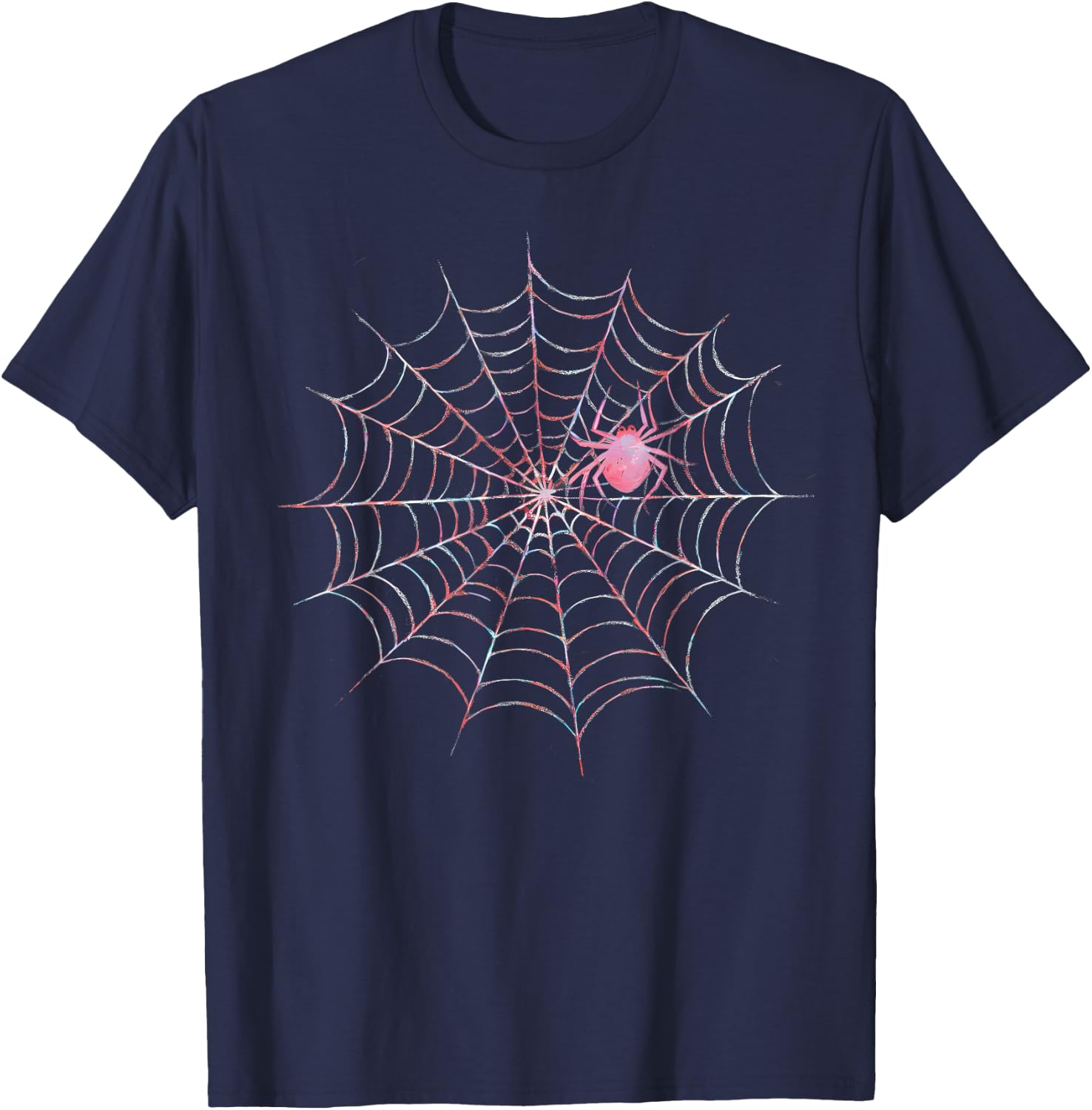 Halloween Girl Spider Spooky Horror Party Costume T-Shirt - T-Shirt | Navy