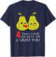 4th Wedding Anniversary Shirt Gifts Funny Couples T-Shirt - T-Shirt | Navy