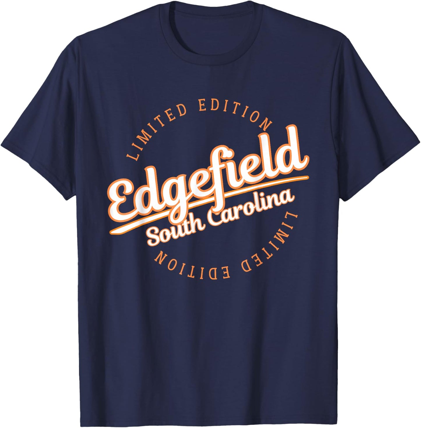 Retro Athletic Edgefield SC Apparel T-Shirt - T-Shirt | Navy