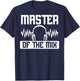 Master Of The Mix Backprint Sound Engineer T-Shirt - T-Shirt | Navy