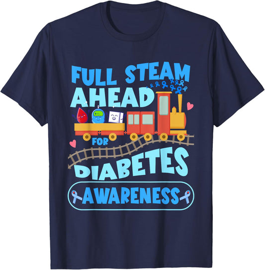 Diabetic Kids Toddler Diabetes Awareness T1D Warrior T-Shirt - T-Shirt | Navy