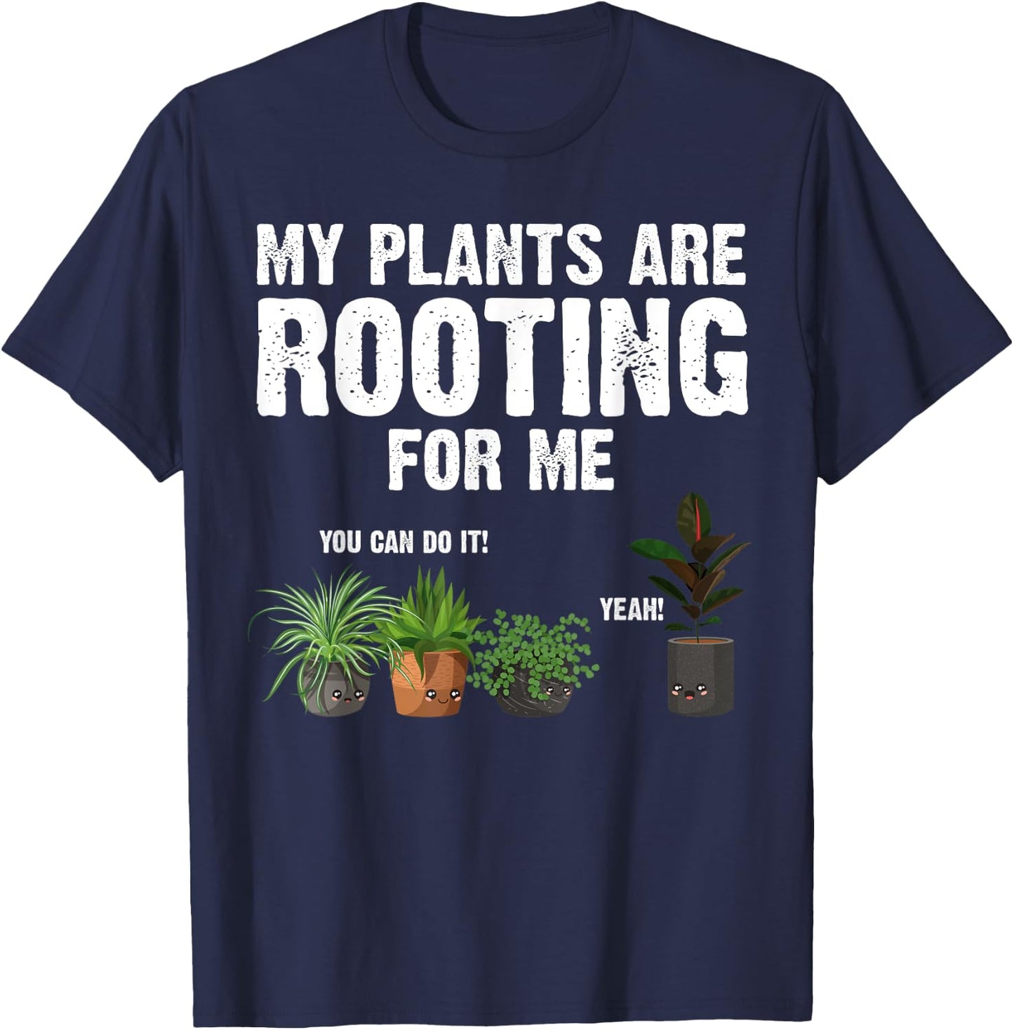 Funny Gardening Design Women Gardener Plant Lover T-Shirt - T-Shirt | Navy