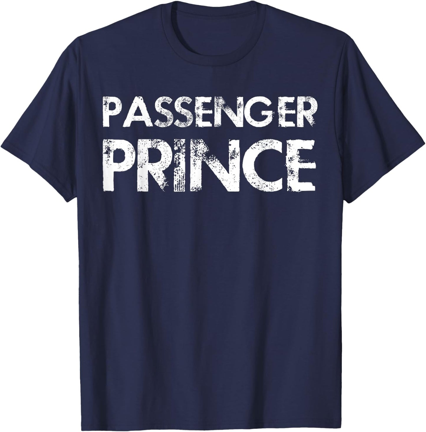 Passenger Prince Boys and Men Passenger Seat Prince T-Shirt - T-Shirt | Navy