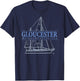 Gloucester Massachusetts sailing T-Shirt - T-Shirt | Navy