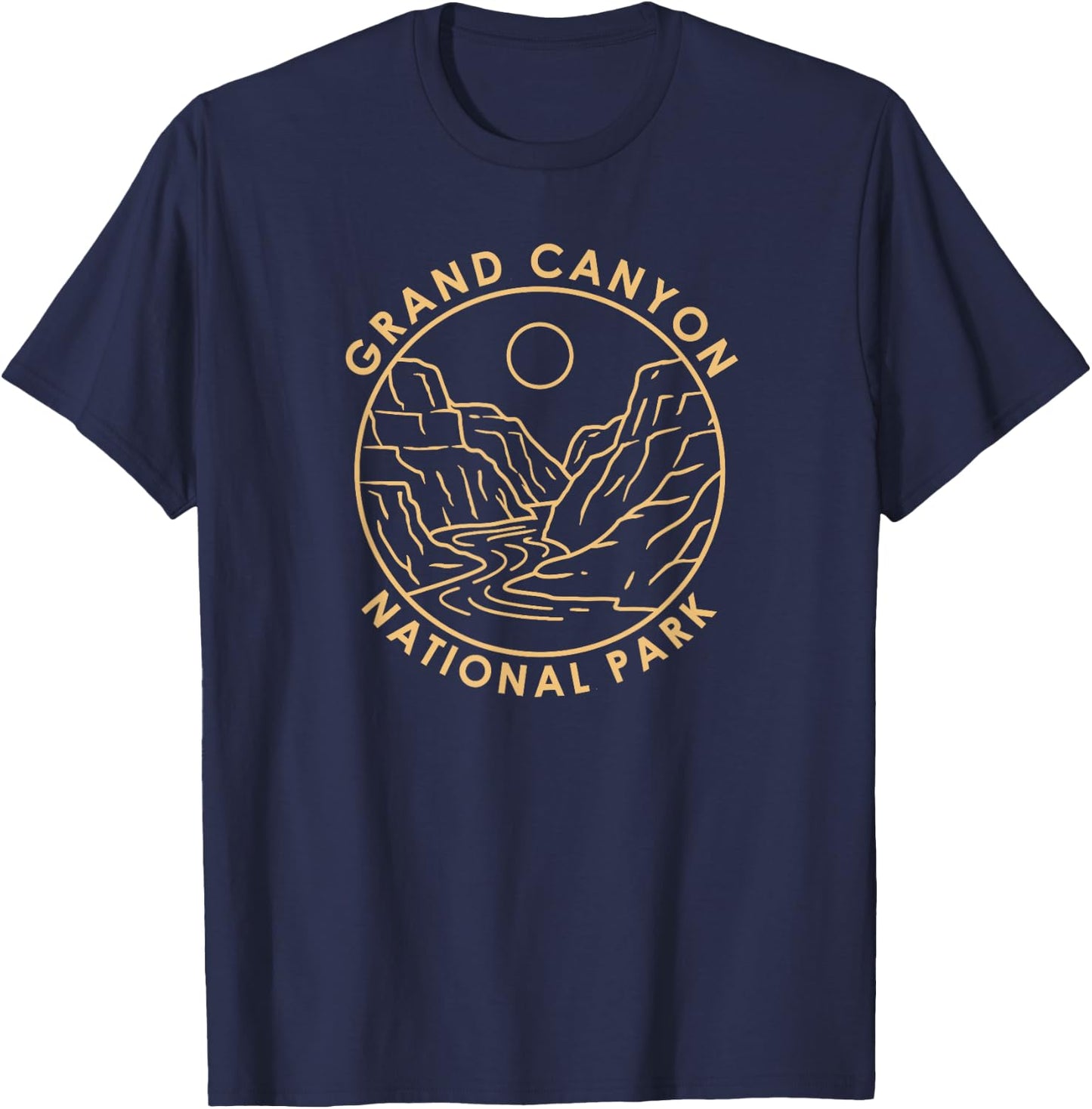 Grand Canyon National Park Shirt Arizona Vintage Men T-Shirt - T-Shirt | Navy