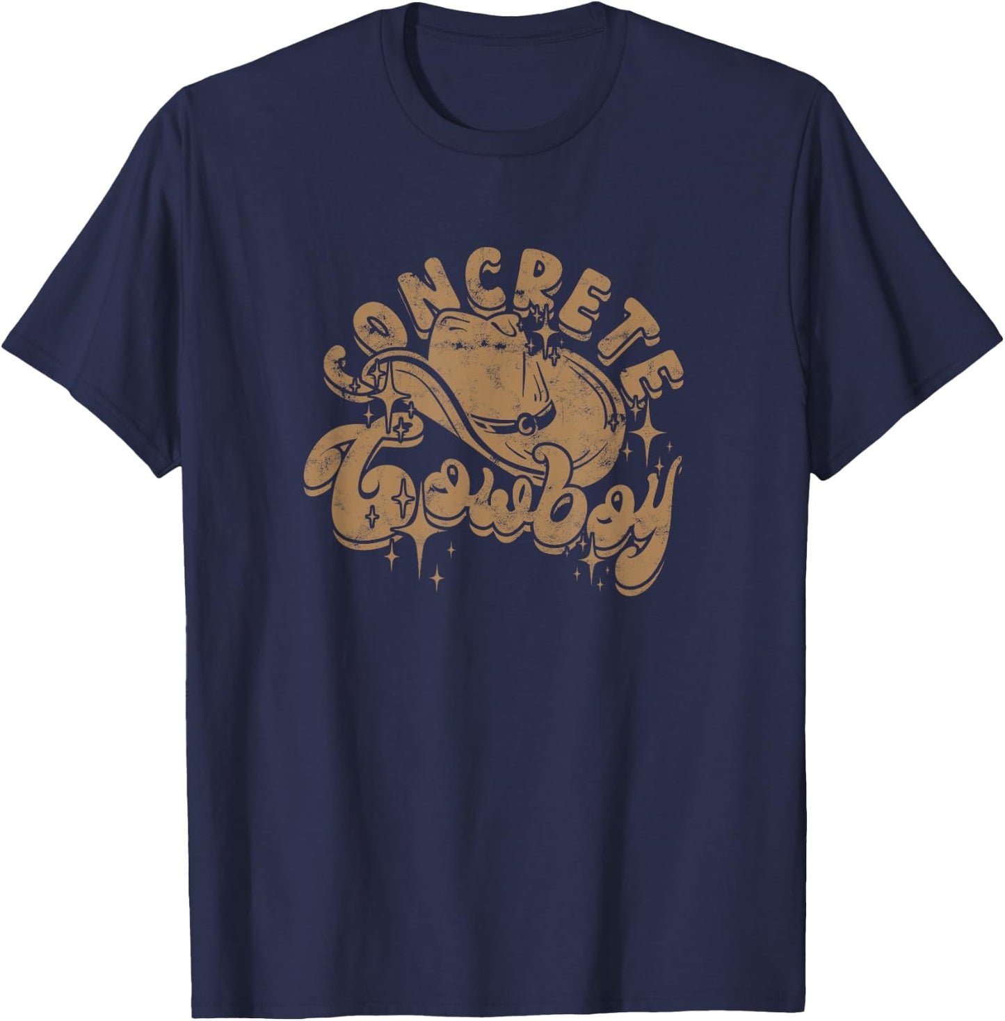 Concrete Cowboy - Western T-Shirt - T-Shirt | Navy