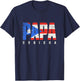 Puerto Rico Grandpa Papa Boricua, Puerto Rican Flag T-Shirt - T-Shirt | Navy