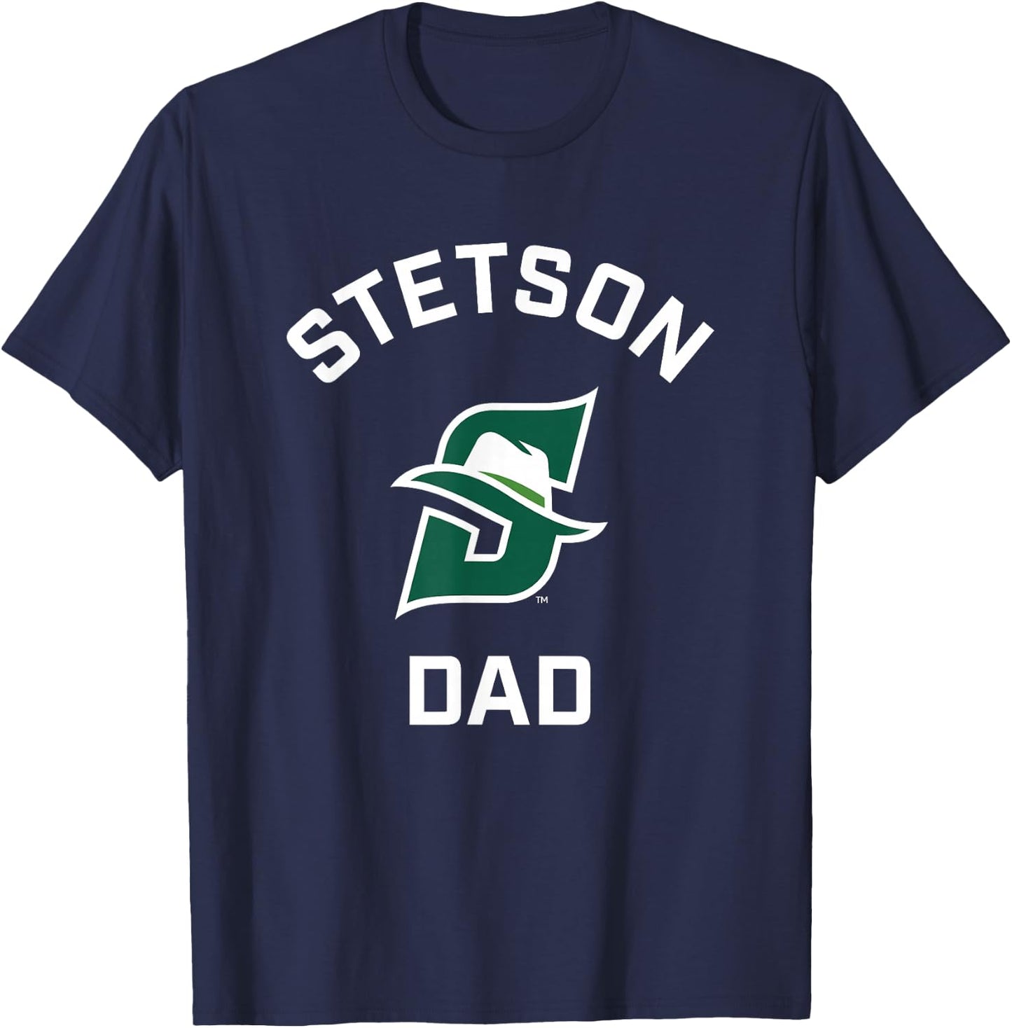 Stetson University Hatters Arched Dad T-Shirt - T-Shirt | Navy
