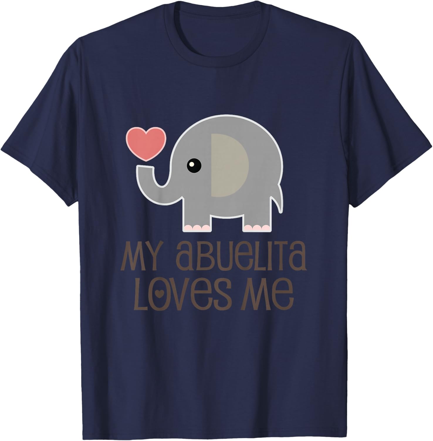 Kids My Abuelita Loves Me Grandchild T-Shirt - T-Shirt | Navy
