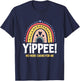 Yippee No More Chemo for Me | Chemotherapy | Cancer T-Shirt - T-Shirt | Navy