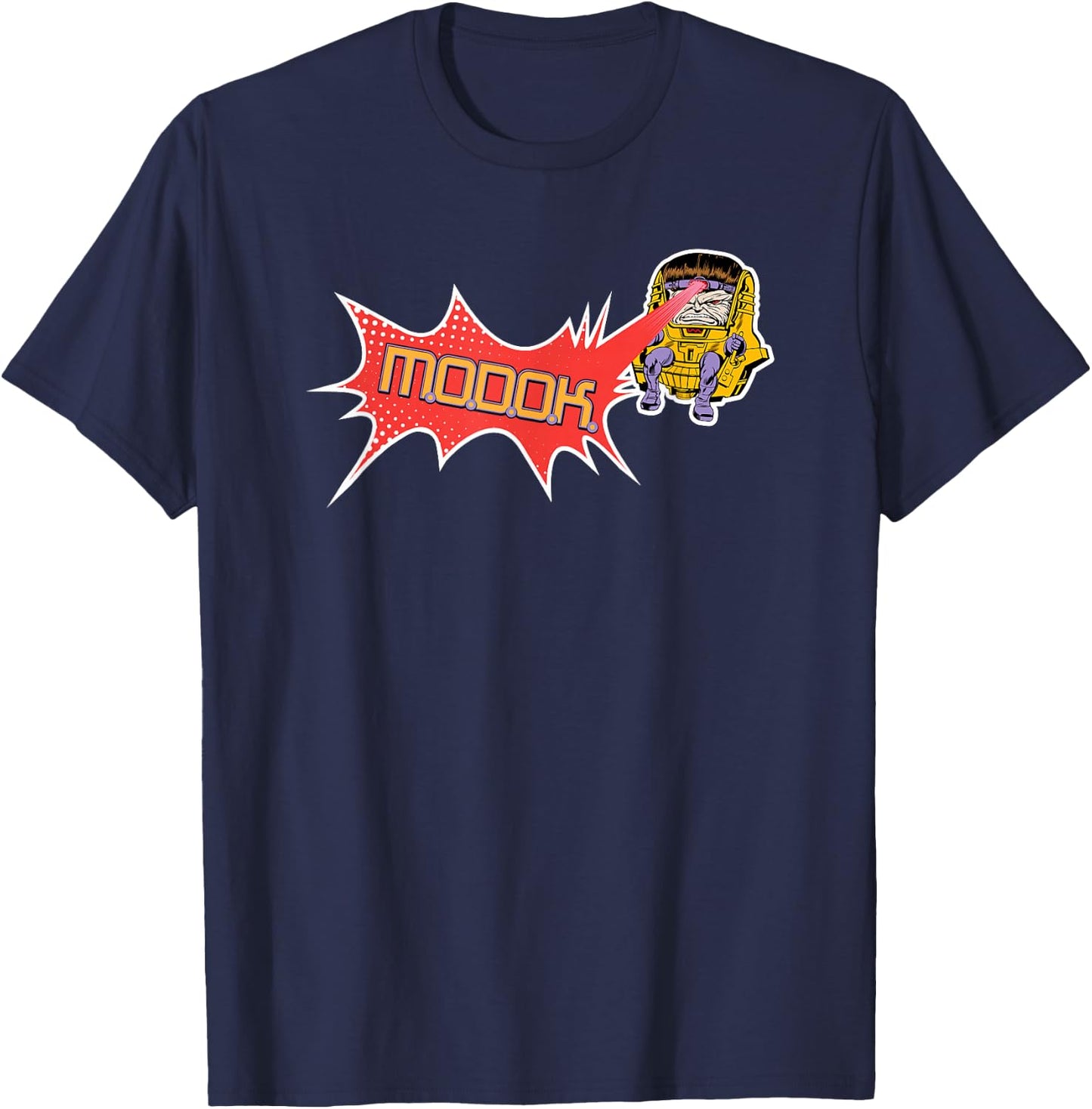 Marvel M.O.D.O.K. Halftone Comic T-Shirt - T-Shirt | Navy