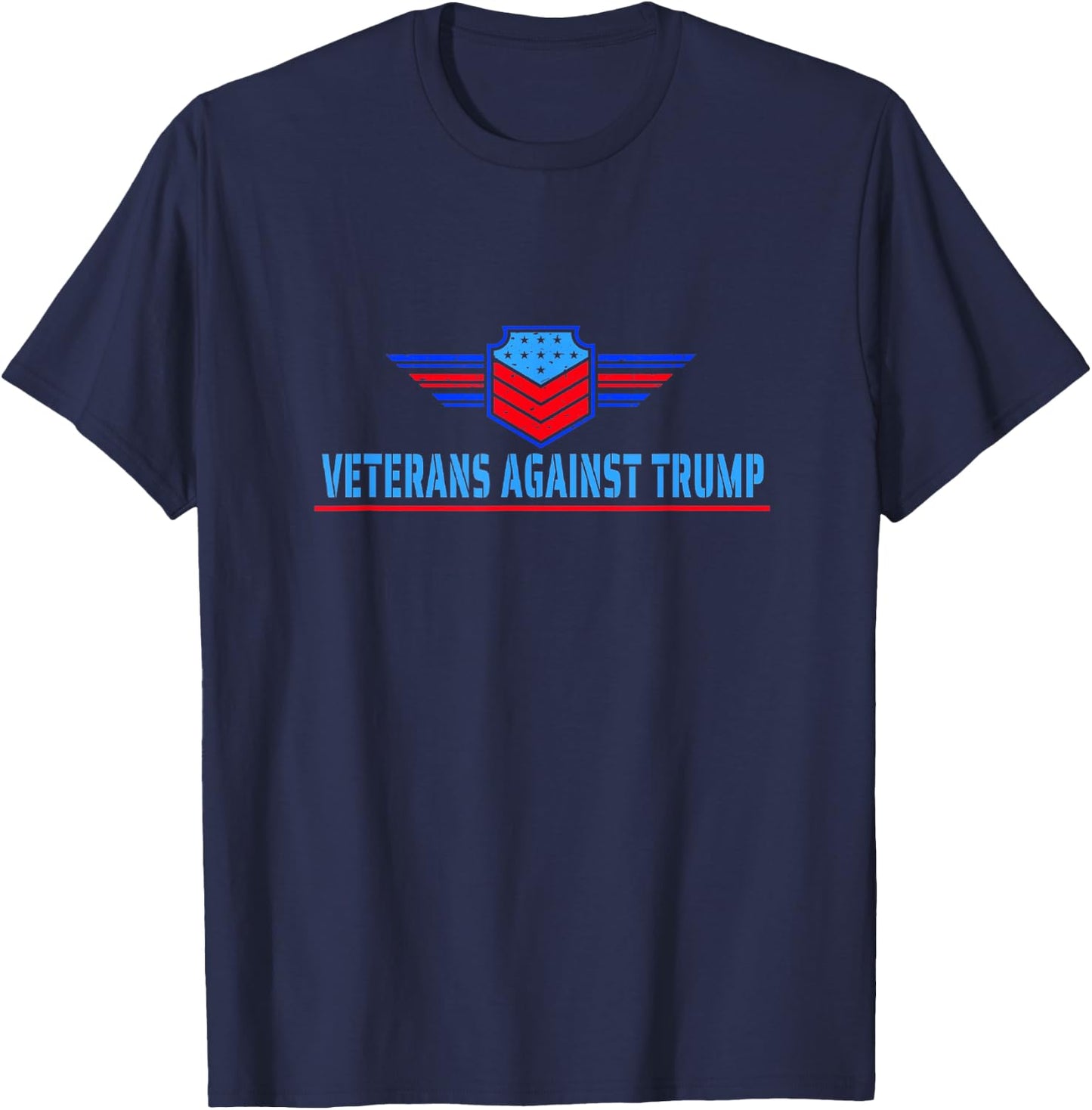 Veterans Against Trump T-Shirt - T-Shirt | Navy
