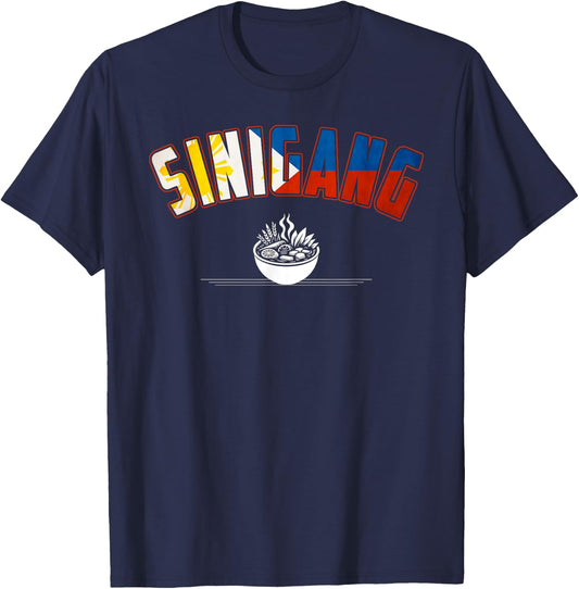 Love Sinigang Shirt Funny Filipino Philippines Food Sinigang T-Shirt - T-Shirt | Navy