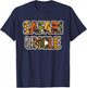 Safari Uncle Safari Costume Safari Outfit Men African Safari T-Shirt - T-Shirt | Navy