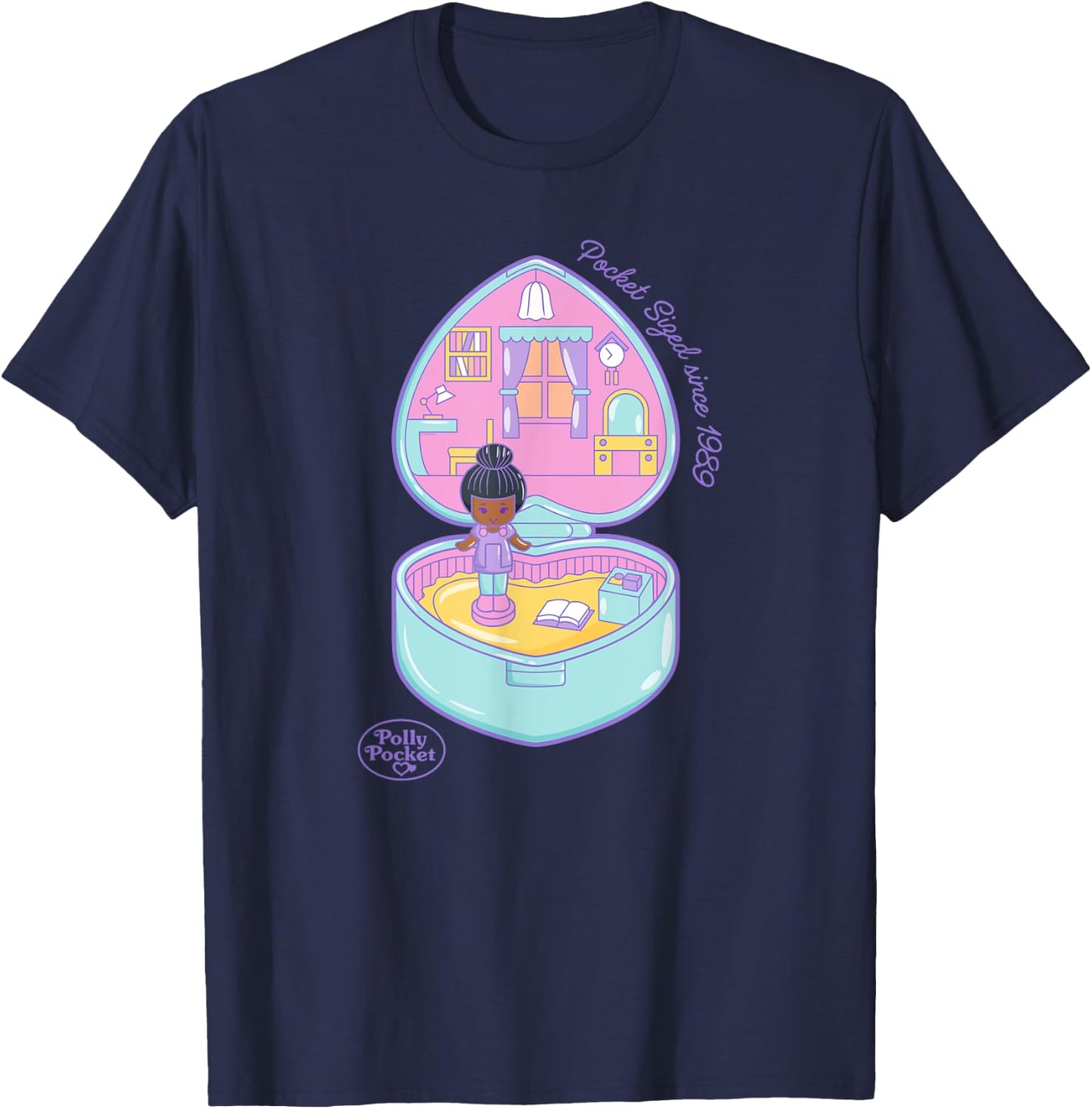 Polly Pocket - Pocket-Sized Since 1989 T-Shirt - T-Shirt | Navy