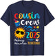 Cousin crew 2025 Summer Vacation Beach Family Trips Matching T-Shirt - T-Shirt | Navy