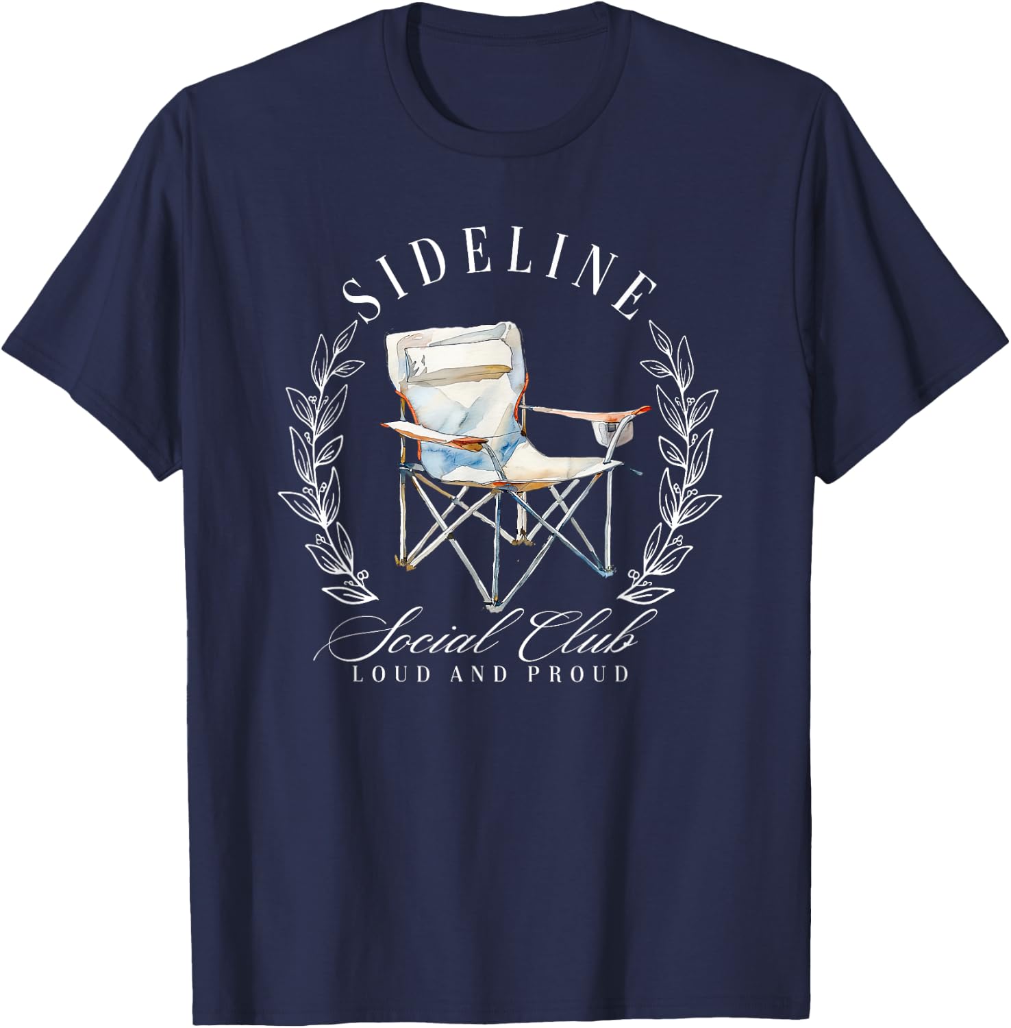 Sideline Social Club T-Shirt - T-Shirt | Navy