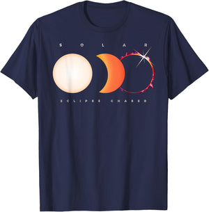 Solar Eclipse Chaser Shirt Total Eclipse Astronomy T-Shirt - T-Shirt | Navy