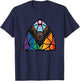 Progress Pride Flag Episcopal Church Rainbow LGBT Christian T-Shirt - T-Shirt | Navy